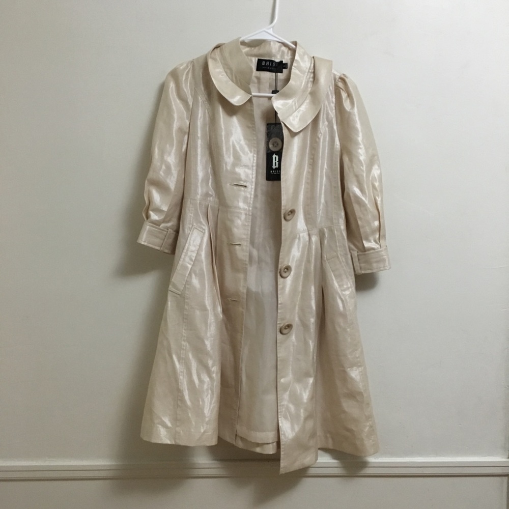 BAISI BEIGE COAT - Picture 1 of 8